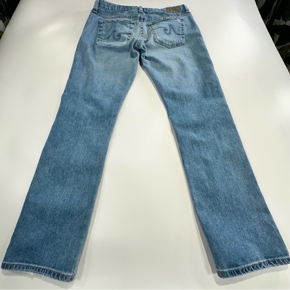 AG Adriano Goldschmied Anthropologie Distressed Jeans Women 28R - Picture 3 of 12